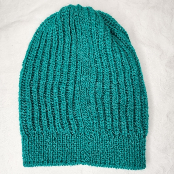 Vintage Emerald Knit Toque - Picture 4 of 7